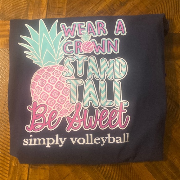 Simply Southern Tops Long Sleeve Simply Southern Volleyball Shirt